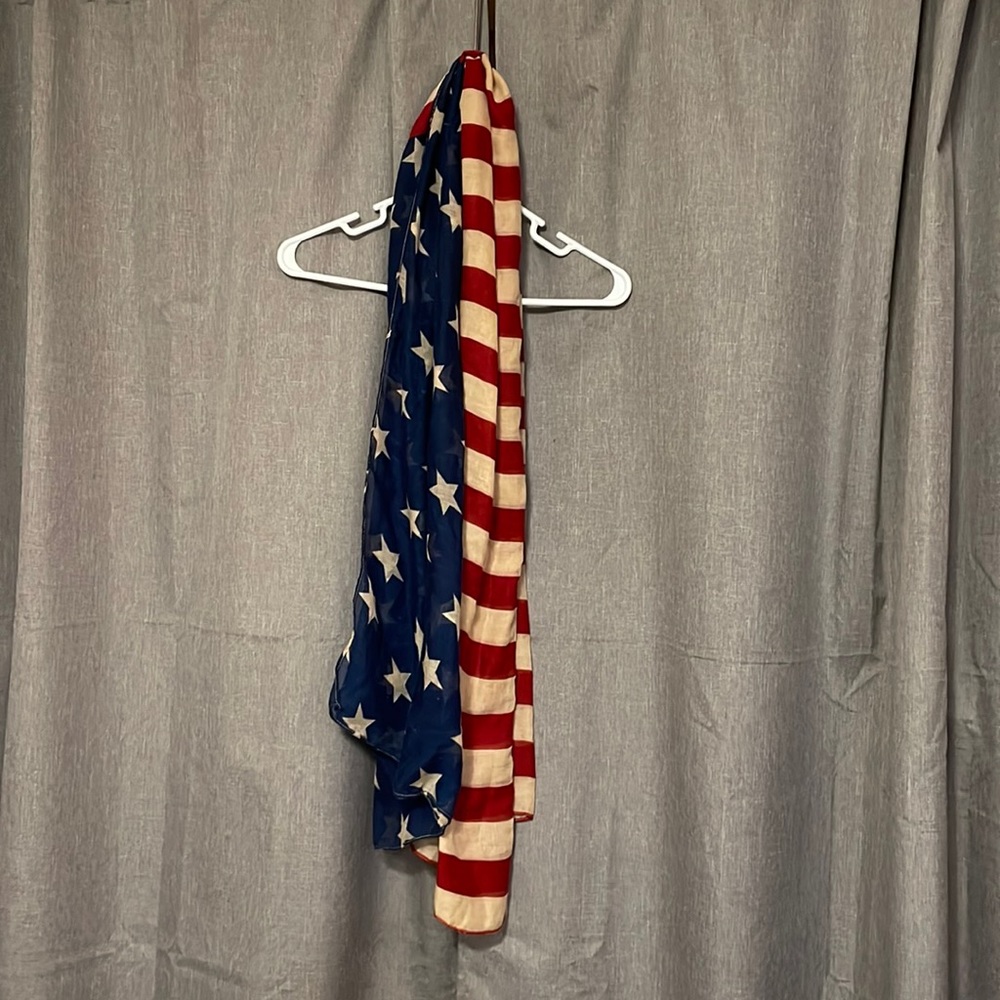 American flag scarf
